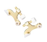 Il set di cerniere per porta in metallo dorato migliora lo spessore alla moda finitura oro cerniere per porte resistenti per una maggiore durata facile installazione