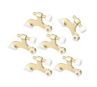 Il set di cerniere per porta in metallo dorato migliora lo spessore alla moda finitura oro cerniere per porte resistenti per una maggiore durata facile installazione