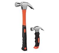 Il Set Di Martelli Da 2 Pezzi Include Un Artiglio Mini Tozzo Da 8 Once E Un Martello Multiuso In Fibra Di Vetro Da 16 Once