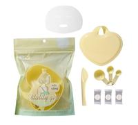 Il set di miscelazione preciso per la cura della pelle include 3 misurini e una ciotola liscia con coperchio, facile da pulire per mescolare senza sforzo spatola e set di ciotole