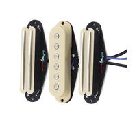 Il Set Di Pickup Per Chitarra SSS In Ceramica Da 3 Pezzi Include Un Doppio Binario Ad Alto Rendimento E Una Bobina Singola(Cream Set)