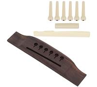 Il Set di Ponti Precepiti Acoustic Gitarre Migliora la qualità del Suono per i Giocatori di Plastica Acustica Palisandro per la Scena applicabile: Guitars