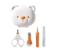 Il set di strumenti per la cura delle unghie del bambino include tagliaunghie, forbici delicate con scatola portaoggetti, lima sicura per i nuovi genitori