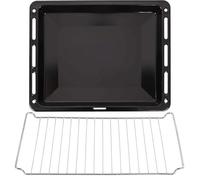 Il set ICQN leccarda smaltata + griglia 46x37x3 cm è progettato per i forni Beko, Bosch e Samsung che utilizzano il formato standard 460 mm, ed è compatibile anche con