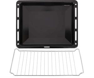 Il set ICQN leccarda smaltata + griglia 46x37x3 cm è progettato per i forni Beko, Bosch e Samsung che utilizzano il formato standard 460 mm, ed è compatibile anche con
