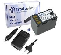 Il set include: batteria gli ioni di litio ad alte prestazioni per fotocamera + caricabatteria da auto con adattatore per auto, sostituisce JVC BN-VF808, BN-VF808U, BN-VF815, BN-VF815U, BN-VF823, BN-VF, VF823U, BN-VF-808, BN-VF8-08U, BN-VF-815, BN-VF-815U