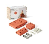 Il set MODU Curiosity | Burnt Orange & Dusty Green | Costruzioni a grandezza naturale | 10+ modelli per gioco attivo e motricità | Cavalcabile e gioco d'equilibrio | Fantasia e movimento, 0-6 anni