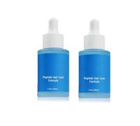 Il siero di crescita dei capelli di Peptonix, il siero peptidico in rame, l'olio di ricrescita dei capelli promuove la ricrescita, la densità di aumento e lo spessore per tutti i tipi (2PCS)