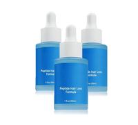 Il siero di crescita dei capelli di Peptonix, il siero peptidico in rame, l'olio di ricrescita dei capelli promuove la ricrescita, la densità di aumento e lo spessore per tutti i tipi (3PCS)