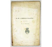 Libri Carlo Collodi - Il Sig. Alberi Ha Ragione... Dialogo Apologetico