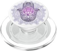 Il significato della mano di Hamsa e fiore di loto di origine PopSockets PopGrip per MagSafe