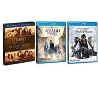 Il Signore Degli Anelli + Lo Hobbit + Animali Fantastici - Dove Trovarli + I Crimini di Grindelwald (8 Blu-Ray) Edizione Italiana