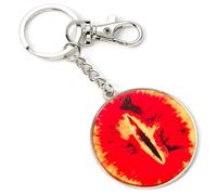 The Lord of The Rings Portachiavi Occhio di Sauron, Rosso, Taglia unica