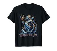 Il Signore del Mare Poseidone Mitologia Greca Epica Fantasy Art Maglietta