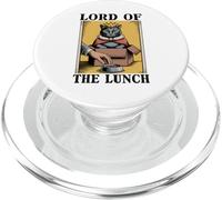 Il Signore del Pranzo Gatto Amante Gatto In Scatola Divertente Gatto PopSockets PopGrip per MagSafe