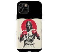 Il Signore della boxe Gesù Cristo per gli amanti dei guanti e degli anelli Custodia per iPhone 11 Pro