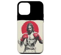 Il Signore della boxe Gesù Cristo per gli amanti dei guanti e degli anelli Custodia per iPhone 12 mini