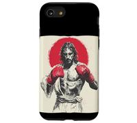 Il Signore della boxe Gesù Cristo per gli amanti dei guanti e degli anelli Custodia per iPhone SE (2020) / 7/8