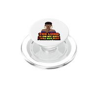Il signore è dalla mia parte, non temerò la donna nera della melanina PopSockets PopGrip per MagSafe