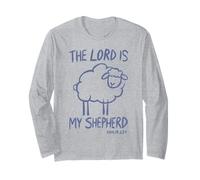 Il Signore è Il Mio Pastore Carino Pecora Cristiana Bibbia Versetto Maglia a Manica