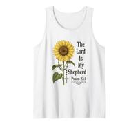 Il Signore è Il Mio Pastore Christian Faith Rosario Girasole Canotta