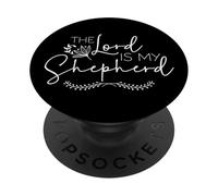 Il Signore è il mio Pastore Citazione Ispiratrice Floreale PopSockets PopGrip Adesivo