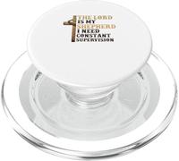 Il Signore è il mio pastore Ho bisogno di costante supervisione fede PopSockets PopGrip per MagSafe