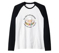 Il Signore è Il Mio Pastore, Non aspetterò - Salmi 23:1 Maglia con Maniche Raglan
