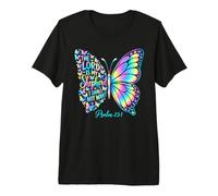 Il Signore è Il Mio Pastore Non Voglio Christian Butterfly Maglietta Premium