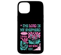 Il Signore è il mio pastore - Salmo 23:1 Retro Christian Design Custodia per iPhone 15 Plus