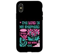 Il Signore è il mio pastore - Salmo 23:1 Retro Christian Design Custodia per iPhone X/XS