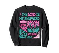 Il Signore è il mio pastore - Salmo 23:1 Retro Christian Design Felpa