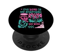 Il Signore è il mio pastore - Salmo 23:1 Retro Christian Design PopSockets PopGrip Adesivo