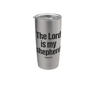 Il Signore è il mio pastore Salmo 23:1 Versetto della Bibbia Cristiana Bicchiere termico in acciaio inox doppia parete