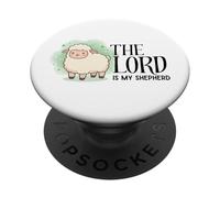 Il Signore è il mio pastore Salmo 23 Agnello di pecora PopSockets PopGrip Adesivo