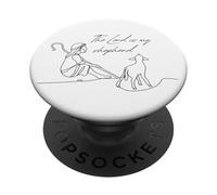 Il Signore è il mio pastore Salmo 23 Agnello di pecora PopSockets PopGrip Adesivo