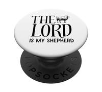 Il Signore è il mio pastore Salmo 23 Agnello di pecora PopSockets PopGrip Adesivo