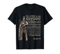 Il Signore è il mio rifugio | Salmo 91 | Christian Warrior Tshirt Maglietta