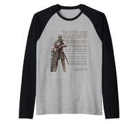 Il Signore è Il Mio rifugio | Salmo 91 | Maglietta Christian Warrior Maglia con Maniche Raglan