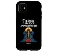 Il Signore è il mio salmo roccia e fortezza 18:2 Custodia per iPhone 11