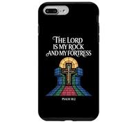 Il Signore è il mio salmo roccia e fortezza 18:2 Custodia per iPhone 7 Plus/8 Plus