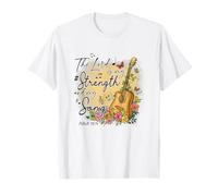 Il Signore è la mia Forza e la mia Canzone Salmo 118:14 Fede Maglietta