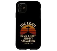 Il Signore è la mia luce e la mia salvezza Salmo 27:1 Christian Custodia per iPhone 11
