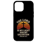 Il Signore è la mia luce e la mia salvezza Salmo 27:1 Christian Custodia per iPhone 12 Pro Max