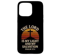 Il Signore è la mia luce e la mia salvezza Salmo 27:1 Christian Custodia per iPhone 15 Pro Max