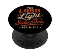 Il Signore è la mia luce e la mia salvezza Salmo 27 1 - Christian PopSockets PopGrip Adesivo