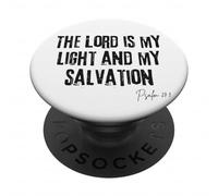 Il Signore è la mia luce e la mia salvezza Salmo 27:1 Fait biblica PopSockets PopGrip Adesivo