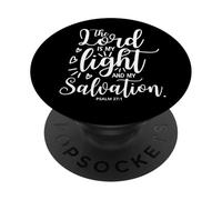 Il Signore è la mia luce e la mia salvezza Salmo 27:1 PopSockets PopGrip Adesivo