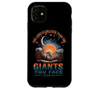 Il Signore è più grande dei giganti che affronti Custodia per iPhone 11