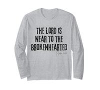 Il Signore è Vicino al Salmo dal Cuore Spezzato 34:18 Bibbia Maglia a Manica